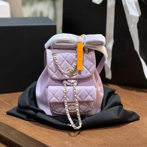 24SS Femmes de luxe de luxe Nouveau petit sac à dos sac fourre-tout sac en cuir sac à main pour femme sac à main sac à bandoulière