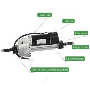 Transeje eléctrico del carrito de golf de la silla de ruedas eléctrica del motor de 24V 400W DC usado para la vespa de la movilidad