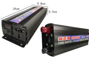 Pure sine wave inverter 12V 24V to 220V 2000W 3000W 400W 5000W DC to AC voltage converter 12 220 mini-car power supply