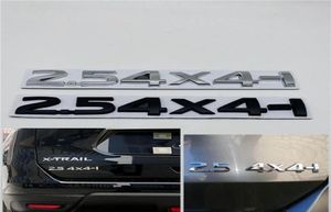 25 4X4i pegatina para coche, insignia para puerta trasera, emblema de Metal para Nissan Xtrail Tiida Altima Qashqai Leaf Juke Note T32 T31 Murano4846001
