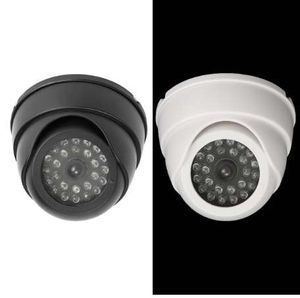 25 LED Color Night Video Dome Fake CCTV Camera Home Decor Security Surveillan Decoration Crafts Black White Figurines Miniatures
