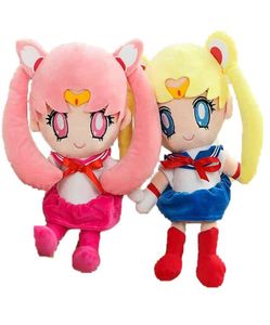 2560cm Kawaii Anime Sailor Moon Toy Toy Lindo luna Liebre Muñeca hecha a mano almohada para dormir Cartoon Soft Cartoon Brinquidos Gift9082688