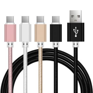 25cm câble Micro USB court USB-C Type C ligne de cordon de données de charge rapide pour Powerbank ordinateur portable fil de chargeur de téléphone portable