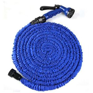 25FT200FT tuyau d'arrosage extensible Flexible eau en plastique s pistolet de lavage de voiture pulvérisateur outils d'irrigation 220813