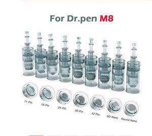 25 pièces cartouches d'aiguille de remplacement pour Dermapen Dr.pen Ultima M8 11/16/24/36/42 broches/3D/5D Microneedling Derma Pen