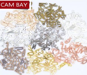 260pcs 10sets Lettres anglaises Charmes pendentifs en bronze antique Charme en alliage en alliage zinc pour bijoux de bricolage Make1015032