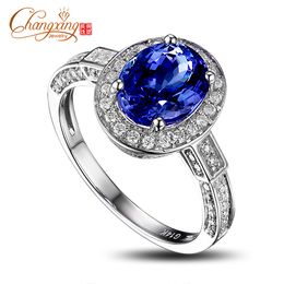 Real tanzanite engagement rings