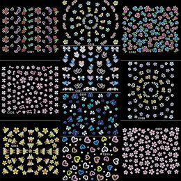 10 sheet water transfer nail art sticker decal sexy flowers garden design diy manicure manicure tool water stickers for nail