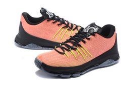 New Kevin Durant KD 8 Basketball Shoes V8 Bright Crimson Suit Hyper Cobalt With Tick KD8 Fashion Shoes Men(With Box) Free DHL