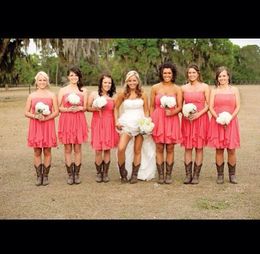 Bridesmaid dresses for a country wedding