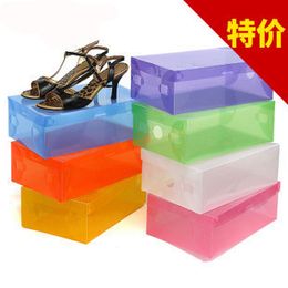 Basket Caixa Organizadora T Thick Plastic Transparent Shoebox Color Drawer Clamshell Shoe Wholesale Yiwu Department Store