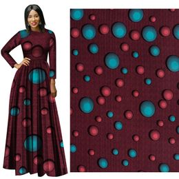 New arrive Cotton Fabric Fashion Style Ankara Wax Prints Fabric African Binta real Wax Print Fabric For Party Dress suit