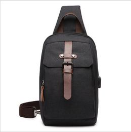 HBP Men Backpack Style Travel Luggage Single Strap Bag Solid Colour Splash Proof Backpack for Middle School Students