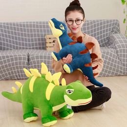 Cute cartoon stegosaurus doll plush toy big dinosaur doll rag doll children's day gift birthday gift