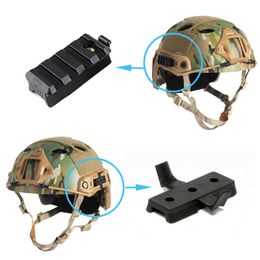 Outdoor Sports Airsoft Gear Helmet Accessory Tactical Picatinny Adapter Fast Wing Rail Mount Side NO01-113
