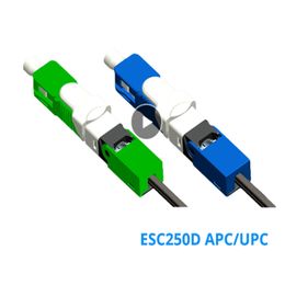 SC/APC/UPC optical fiber fast connector covered wire SC Splice Embedded-type quick connector SC FTTH tools fiber optic quick connectors