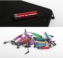2000pcs/lot Good Quality Mini Stylus Touch Screen Pen With Anti-Dust Plug For Capacitive Screen Phone and Tablet PC cheap price