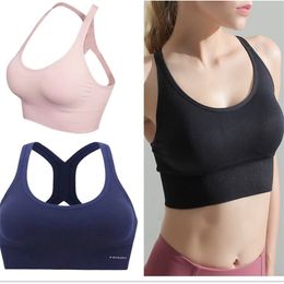 Fashion Women Sport Bras Vest Yoga Work Out Crop Tops Fitness Push Up Gym Comfortable Bras Run Seamless Elastic Wire Free Adjustable S-L