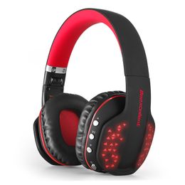 Beexcellent Q2 Foldable Wireless Bluetooth Headphone Gaming Headset with Mic LED Light for Phone PS4 XBOX Tablet PC 30pcs/lot