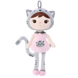 2020 New Genuine 20CM 45CM Cartoon Stuffed Animals Children Metoo Plush Toys Cat Dolls with name for Birthday Christmas Gifts
