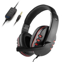 Gaming Headphones 3.5mm Wired Game Headset Noise Cancelling Earphone with Microphone Volume Control for PC Laptop Smart Phone