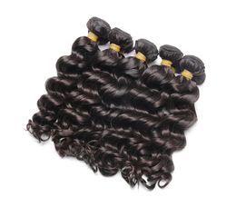 BeautyStarQuality Original Brazilian Hair Raw Unprocessed Loose Curly Body Wave Straight Human Hair Extensions Can Be Bleached