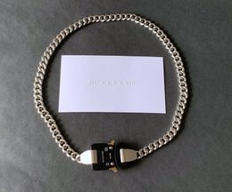 1017 ALYX 9SM Transparent Chain 2020 New Unisex Socket Ultra Light Functional Buckle Necklace Clavicle Bracelet298l