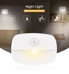 LED night light can be pasted night lights motion sensor night lamps wall light suitable for closet, corridor, kitchen