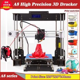 A8 3D Printer High Precision Reprap i3 5mm Resume Power Failure Printing for Modelling & toys USA Stock1