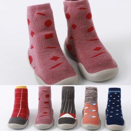 Children anti-slip shoes 2020 new arrival soft sole shoes socks baby indoor children toddler thickening terry socks1