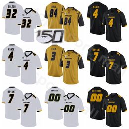 Missouri Tigers NCAA College Football 3 Drew Lock Jersey 7 Kelly Bryant 84 Emanuel Hall 4 Jonathan Nance 32 Nick Bolton Size S-XXL