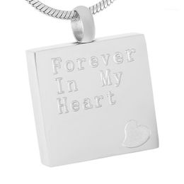 Pendant Necklaces Stainless Steel Cremation Urns For Ashes Jewelry Heart Keepsake Forever In My Necklace Book Shape Memorial Pendant1