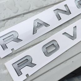 Letters Emblem Badge Logo for Range Rover SV Autobiography SPORT DISCOVERY EVOQUE VELAR Car Styling Hood Trunk Badge Sticker