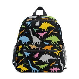 3D Cartoon Children Backpacks kindergarten Schoolbag Animal Kids Backpack Children Dinosaur School Bags Girls Boys Backpacks New LJ201225