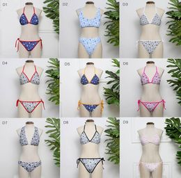 Wholesale Bikini women beach swimsuit super bikinis lingerie 2 pieces Bandage Sexy Bathing Suits pad