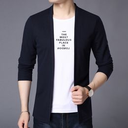 New Fashion Brand T Shirts Men Cardigan Korean Trending Street Wear Tops Cool Slim Fit Long Sleeve T-Shirt Men Clothing 201203