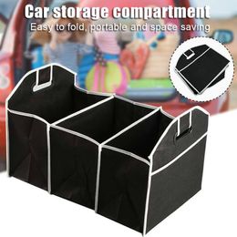 Trunk Organizer Collapsible Folding Caddy Car Truck Auto Storage Bin Bag 3 Fold Portable SASI Bags