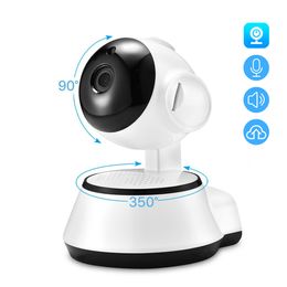 Baby Monitor 1080P Mini Pan Tilt Wifi IP Camera Auto Tracking Two Way Audio Motion Detection Remote Access V380