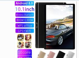 قرص جودة عالية Octa Core 10 بوصة MTK6582 IPS شاشة تعمل باللمس بالسعة ثنائي سيم 3 جرام الهاتف الروبوت 7.0 4GB 64GB