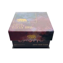 Gold Coast Clear Packing Boxes for Disposable Cartridges Retail boxes welcom OEM packing Box