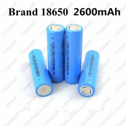 8 pcs 2600mAh 18650 rechargeable lithium battery for electronoic cigarette mechanical mod E cig power tool bike flashlight