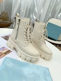 2021 lastest top luxury Classic Martin Boots winter women leather solid fashionable Designers Casual wedding Dress Platform party dating office roman daily shoes