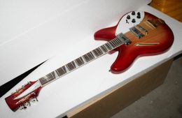Wholesale -best china guitar Deluxe Model 360/12 STRING Electric guitar Semi Hollow Cherry Burst