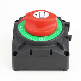 3 Position Car Battery Disconnect Switch Power Off Switches Auto Power Supply Main Switch Boat 48V-60V Battery Selector on Off