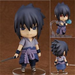 10cm Uchiha Sasuke Anime Action Figure Pvc New Collection Figures Toys Collection For Christmas Gift X0522