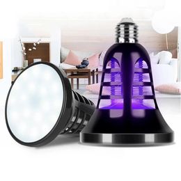 LED USB Rechargeable Mosquito Killer Bulb Lamp Protable Outdoor Camping Insect Bug Trap Night Light 2 in 1