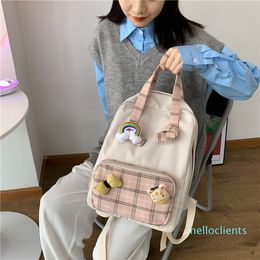 Mulheres Laptop Waterproof Mochila Escola Mochilas Feminino Feminino Viagem Rucksack Bagpack Bags