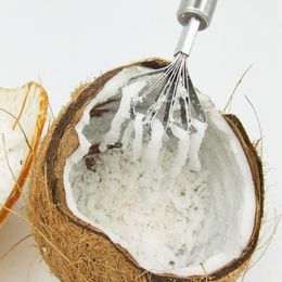 Creative Stainless Steel Shredded Coconut Knife Home Grater Scraping Scraper Fish Fruit Planing