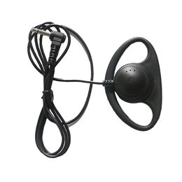 3.5mm D-Ring Ear-hook Receive Listen Only Earphone Earpiece Headset Mic For Motorola Two Way Radio Walkie Talkie PR1500 JT1000 MT1500 MT2000 HT750 HT1250