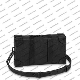 M80224 M69838 SOFT TRUNK WALLET Men Women Box Messenger Bag Purse Canvas emboss print Cowhide Luxury Designer Leather Handbag ShoulderBag clutch Crossbody